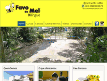 Tablet Screenshot of escolafavodemelpetropolis.com.br